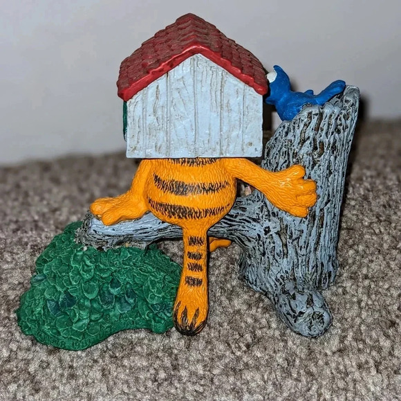 Vintage‎ Garfield Birdhouse Figurine Jim Davis United Feature Syndicate 1978 - Picture 3 of 6